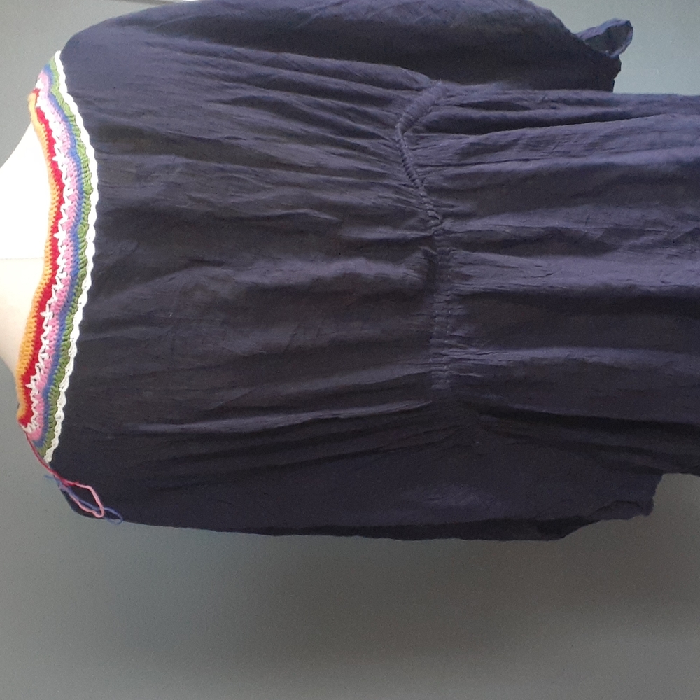 Nanette Lepore blue pullover tunic top size s - Picture 6 of 13